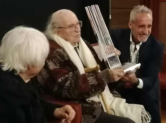 24Premio AIC Vittorio Storaroconsegnato dal Presidente Daniele Massaccesi