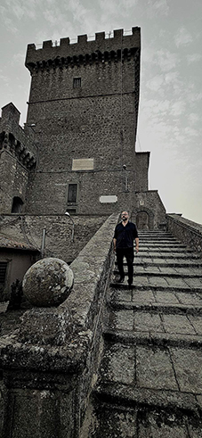 8Franco Losvizzero al Castello Orsini di Sorano nel Cimino